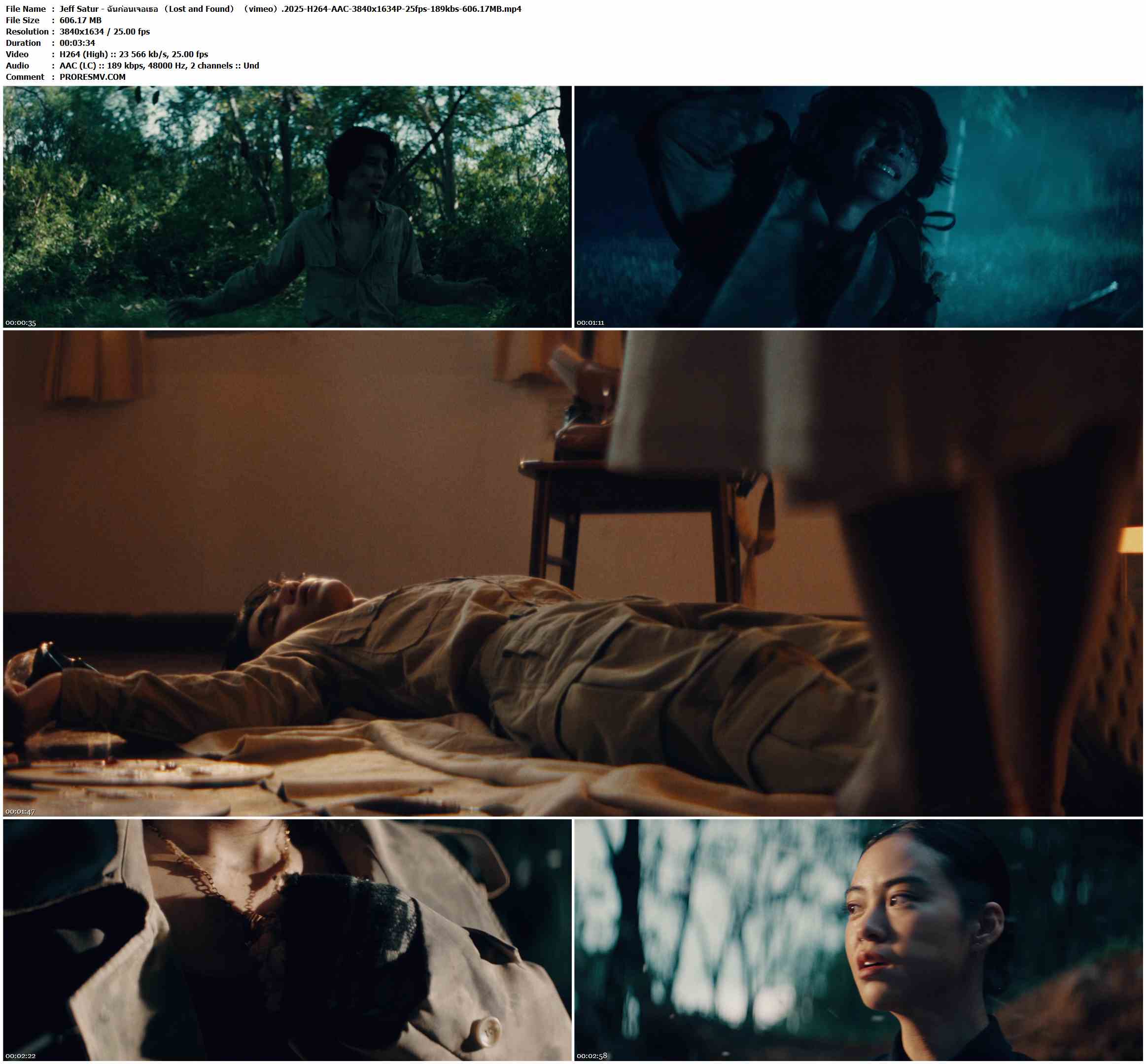 Jeff Satur - ฉันก่อนเจอเธอ （Lost and Found） （vimeo）.2025-H264-AAC-3840x1634P-25fps-189kbs-606.17MB官方MV_高清MV